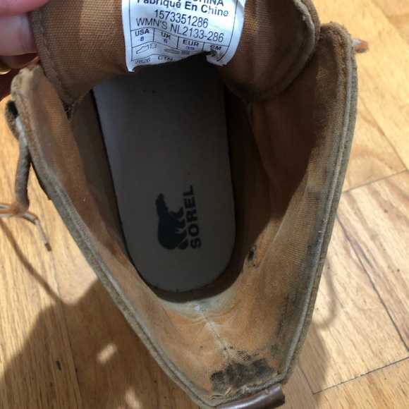 Sorel “Out N About” Waterproof Duck Boot Leather Rubber NL2133-286 US Size 8 - Picture 8 of 10